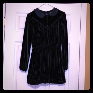 Black velvet dress by Gracia purchased from UO